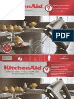 kitchenaid mixer manual & recipe