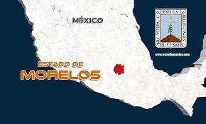 Los controles a la derecha animan el mapa. Estado De Morelos De La Republica Mexicana Mexico Real