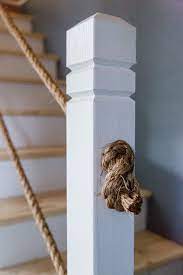 Diy Rope Stair Railing Outdoor Stair Railing Diy Stair Railing Stair Railing