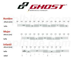 Ghost Bikes Mtb Size Chart Aplbike Com