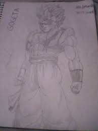 Speed drawing of gogeta(the fusion between goku and vegeta) in ultra instinct form, from the anime dragon ball super square size: Gogeta Ss1 Drawing By Pedross4 Dragoart Com