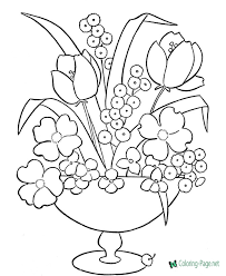 Parents, teachers, churches and recognized nonprofit organizations may print or copy multiple sheets for use in home or classroom. Flower Coloring Pages