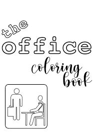 The big book of alphabet activities: The Office Coloring Book