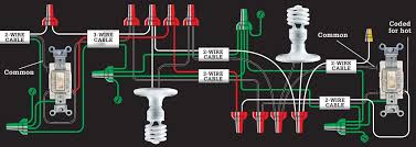 This option actually requires you to run two romex lines between the lights. 31 Common Household Circuit Wirings You Can Use For Your Home 3