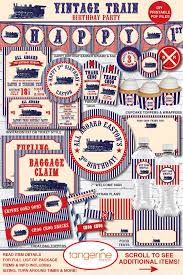 Train Baggage Claim Sign Printable Pdf File Instant Download Etsy In 2020 Train Birthday Decorations Vintage Train Party Trains Birthday Party