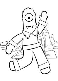 Yo gabba gabba foofa coloring pages. Muno Greeting Us In Yo Gabba Gabba Coloring Page Coloring Sun