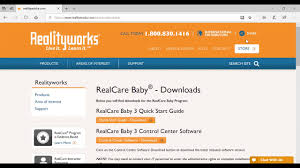 realcare baby 3 install the control center product support