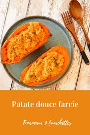 Patate Douce Farcie Fourneaux Et Fourchettes Recette En 2020 Recette Patate Douce Patates Douces Farcies Patates