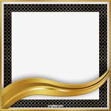 Black And Gold Border Png 