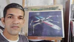 Would like to show you some of my Star wars acrylic paintings :)