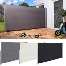 One is capable to enjoy a movie, video programs or any other entertainment program outside your house. Vevor Black Retractable Patio Screen 63 Inch In Height Retractable Screen 118 Inch In Length Office Dividers Partition Wall Outdoor Retractable Gate Retractable Fence Screens For Patio Privacy Garden Outdoors Outdoor