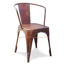 Metal kitchen chairs with wooden seats and bleachers band don't take. Buy Fr Chairs Series Stackable Tolix Metal Dining Chair In Rust Brown Finish Online Metal Dining Chairs Hotel And Restaurant Chairs Commercial Furniture Furnitureroots Product