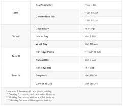 2017 singapore public holiday calendar. Moe School Terms And Holiday 2017 The Online Citizen Asia