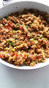 Mediterranean Beef And Rice Recipe Gluten Free Meal Prep Her Highness Hungry Me Recipe Mediterranean Diet Food List Gluten Free Meal Prep Easy Mediterranean Diet Recipes