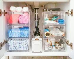 Clear Stackable Sweater Drawer Bathroom Organisation Bathroom Sink Organization Bathroom Organization Diy