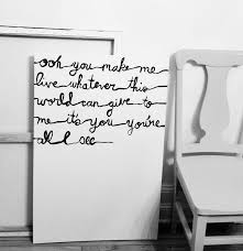 Don T Stick Stickers On My Paper Knickers Lyrics Nesting Simple Song Lyrics Painting A Beautiful Mess Lyrics On Canvas Diy Canvas Art Quotes Simple Song Lyrics