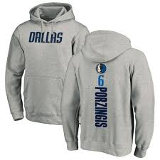 Starter dallas mavericks hoodie sweatshirt değerlendirmeleri. Kristaps Porzingis Men S Dallas Mavericks Ash Backer Pullover Hoodie Pro Sweatshirts