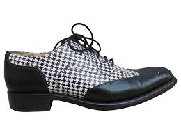 Check spelling or type a new query. Richelieu Free Lance Houndstooth Pattern P 37 Black White Leather Ref 184187 Joli Closet
