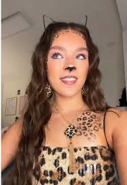 White Cheetah Halloween Costume