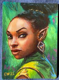 I was fortunate enough to meet GoH artist Eric Wilkerson at Chicon8. We  have got to get him for Norwescon one of these years.