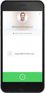 You get a push notification, swipe left, accept, and you are logged in. Lock Auth0
