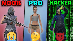 Free fire hack 2020 apk/ios unlimited 999.999 diamonds and money last updated: Free Fire Noob Vs Pro Vs Hacker Kurko Youtube