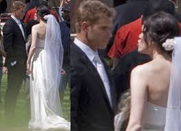 Mandy moore and her wedding guests can't stop sharing highlights from her special day! Photos Of Kellan Lutz Getting Married To Mandy Moore On The Set Of Love Wedding Marriage Popsugar Celebrity Uk