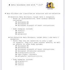 Read More And Download Book Immediately Quick Clip From My Notes Over Beta Blockers Selective Vs Nonsele Beta Blockers Future Nurse Nonselective Beta Blocker