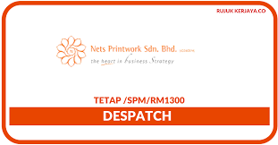 Register sdn bhd menyelamatkan anda dari risiko kebankrupan. Nets Printwork Sdn Bhd Kerja Kosong Kerajaan