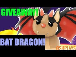 Bat Dragon Adopt Me Giveaway Roblox Giveaway Pet Dragon Roblox Adoption