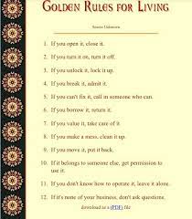 Golden Rules For Living Golden Rule Words Of Wisdom Wise Words
