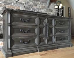 Annie Sloan Graphite Dry Brushed With French Linen And Dark Wax Annie Sloan Painted Furniture Painted Furniture Paint Furniture