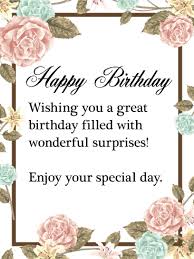 Happy birthday grandpa in cursive. Enjoy Your Special Day Happy Birthday Wishes Card Birthday Greeting Cards By Davia