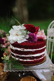Woodland Romance Wedding Inspiration Red Velvet Wedding Cake Red Velvet Birthday Cake Chocolate Wedding Cake
