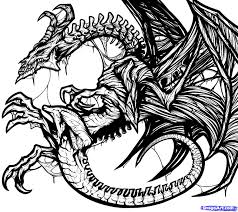 Dragon Tattoos Easy Tattoos Gallery These all black dragon tattoos looks great individually as well as together. dragon tattoos easy tattoos gallery