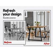 3.5 out of 5 stars. Shop 2x Coffee Dining Table Legs Steel Industrial Vintage Bench Metal Trapezoid 710mm