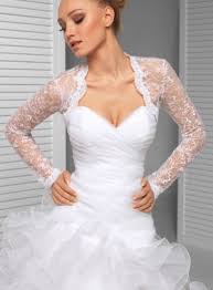 Une confirmation ou un baptême adulte. Bolero Mariage Dentelle Et Perles Manches Longues Pour Femme