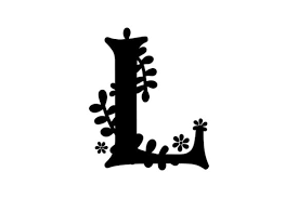 All alphabets, for all types of industries and businesses. Floral Alphabet L Svg Cut File By Creative Fabrica Crafts Creative Fabrica