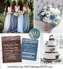 Dusty Blue Wedding Invitation Any Color Rustic Wedding Etsy In 2020 Rustic Wedding Blue Blue Winter Wedding Blue Wedding Invitations