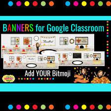 Digital And Editable Google Classroom Virtual Banner Bitmoji Scene Thanksgiving Google Classroom Classroom Banner