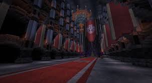 Overlord Tomb Of Nazarick 10th Floor Throne Room Minecraft Project Minecraft Castle Minecraft Architecture Minecraft Palace
