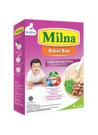 Check spelling or type a new query. Milna Bubur Bayi 8 12 Bulan Daging Kacang Polong 120g Klikindomaret