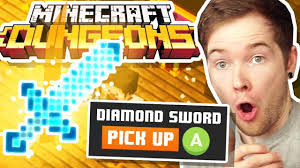 I Got a DIAMOND SWORD in Minecraft Dungeons! *NEW GAME*