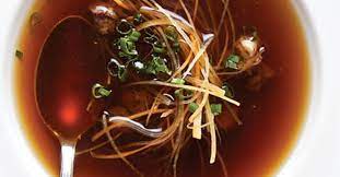 To Ensure That This Consomme Is Absolutely Clear Chef Alexander Kroll Of The Widder Hotel In Zurich Creates A Raft Of Ground Beef And Eg Oxtail Beef Recipes