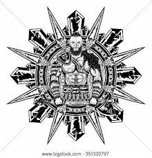 Vector Drawing Mighty Vector Photo Free Trial Bigstock Viking sword viking axe hammer tattoo cool knives knives and swords machado viking axe drawing battle axe norse … vector drawing mighty vector photo