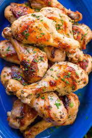 Baked Chicken Legs With Garlic And Dijon Natashaskitchen Com Recipe Baked Chicken Legs Chicken Leg Recipes Chicken Drumstick Recipes