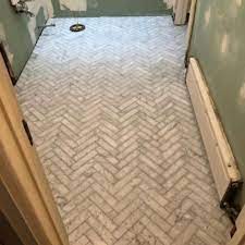 Marble herringbone shower floor tile. Marble Herringbone Bathroom Floor Prosource Wholesale