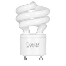 Feit Electric 60 Watt Equivalent T3 Spiral Non Dimmable Gu24 Base Compact Fluorescent Cfl Light Bulb Soft White 2700k Bpesl13t Gu24 The Home Depot