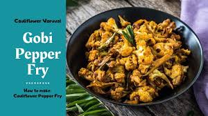 How to make cauliflower rice stir fry. Cauliflower Pepper Fry Chettinad Style Cauliflower Varuval Masalakorb