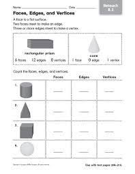 Image Result For Handout Pyramid Cylinder Cube Faces Edges Vertices Geometry Practice Pyramids Handouts